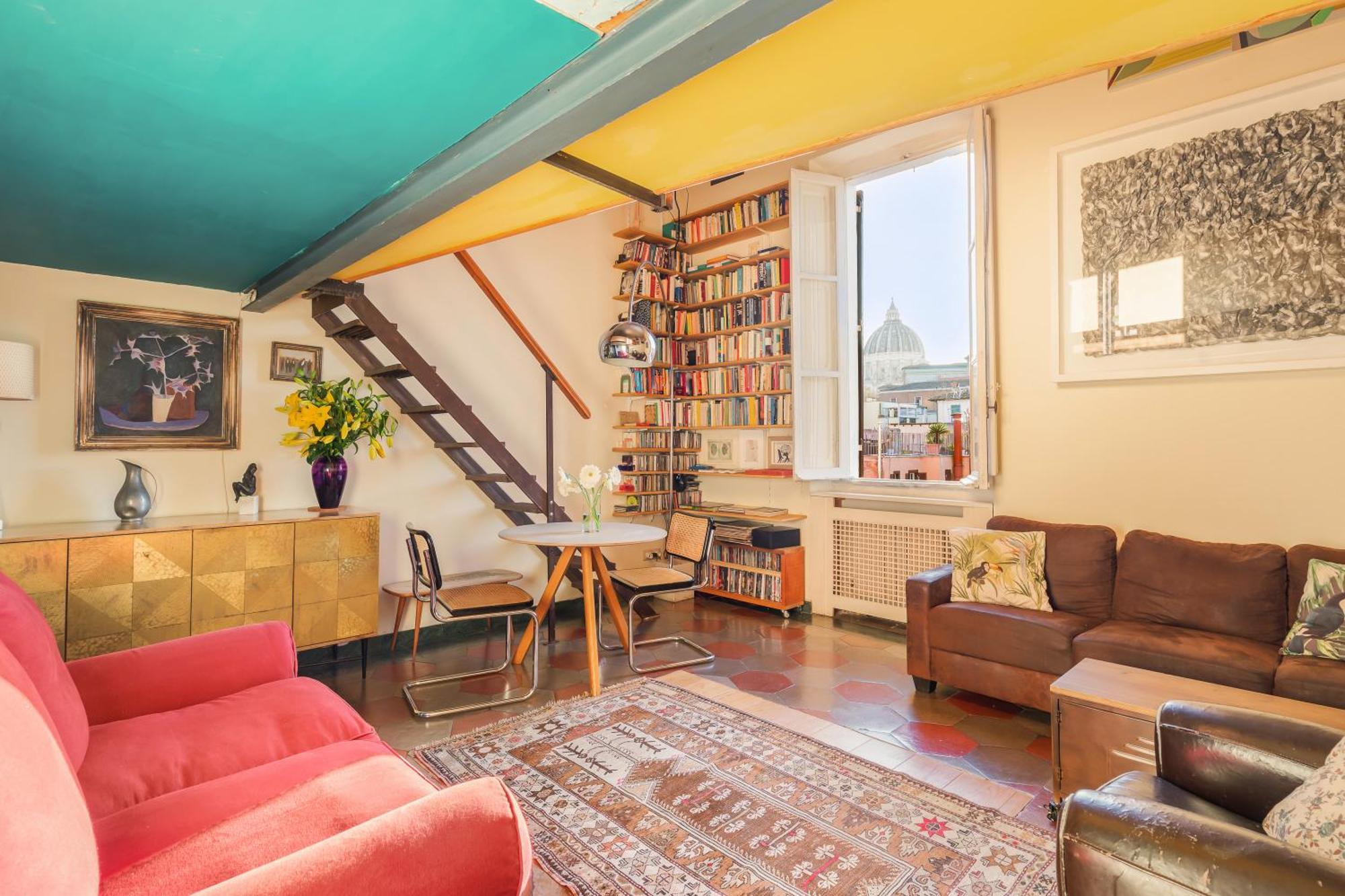 Penthouse In Exclusive Borgo Pio District Leilighet Roma Eksteriør bilde